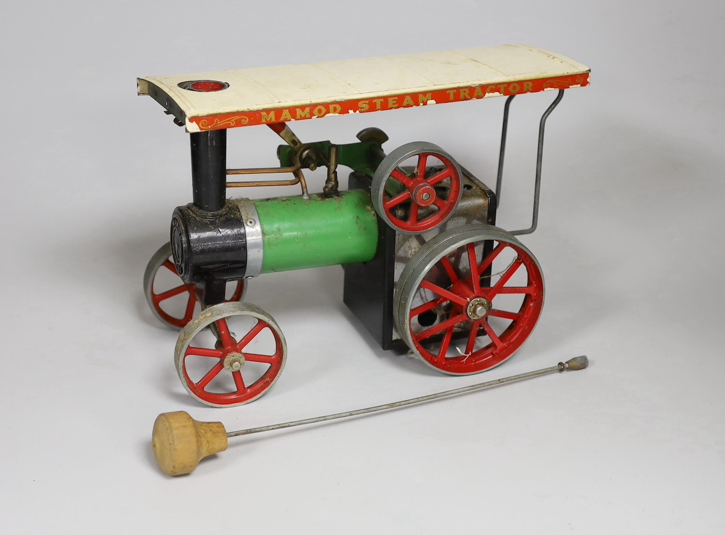 A Mamod model steam engine